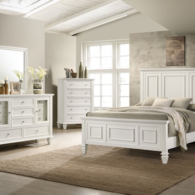 Sandy Beach (White Panel Frame)