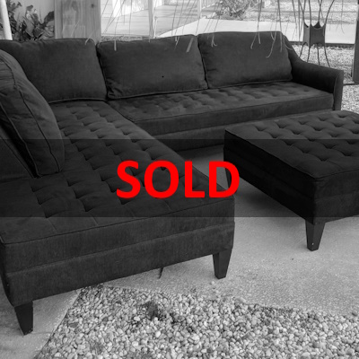 Haverty's Sectional & Ottoman - $650
