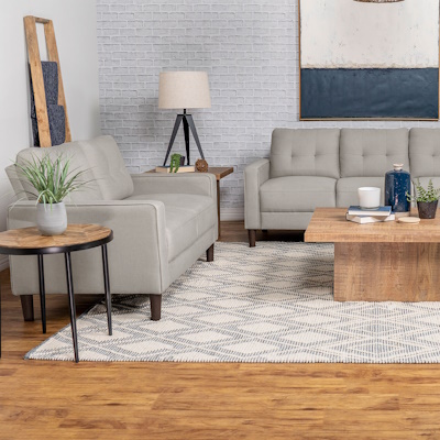 Bowen Beige Sofa, Loveseat, & Chair