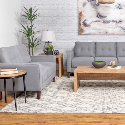Bowen Gray Sofa, Loveseat, & Chair